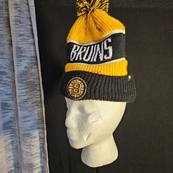 Official NHL '47Brand Boston Bruins Hat OSFA - Picture 2 of 6